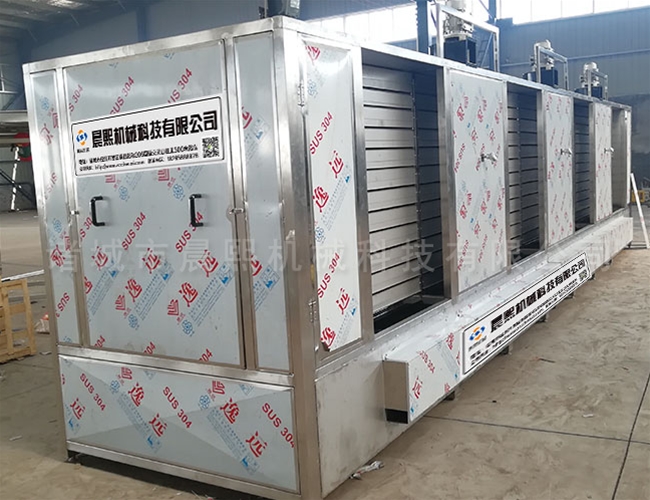 全自動(dòng)蒲公英烘干機(jī)工作原理